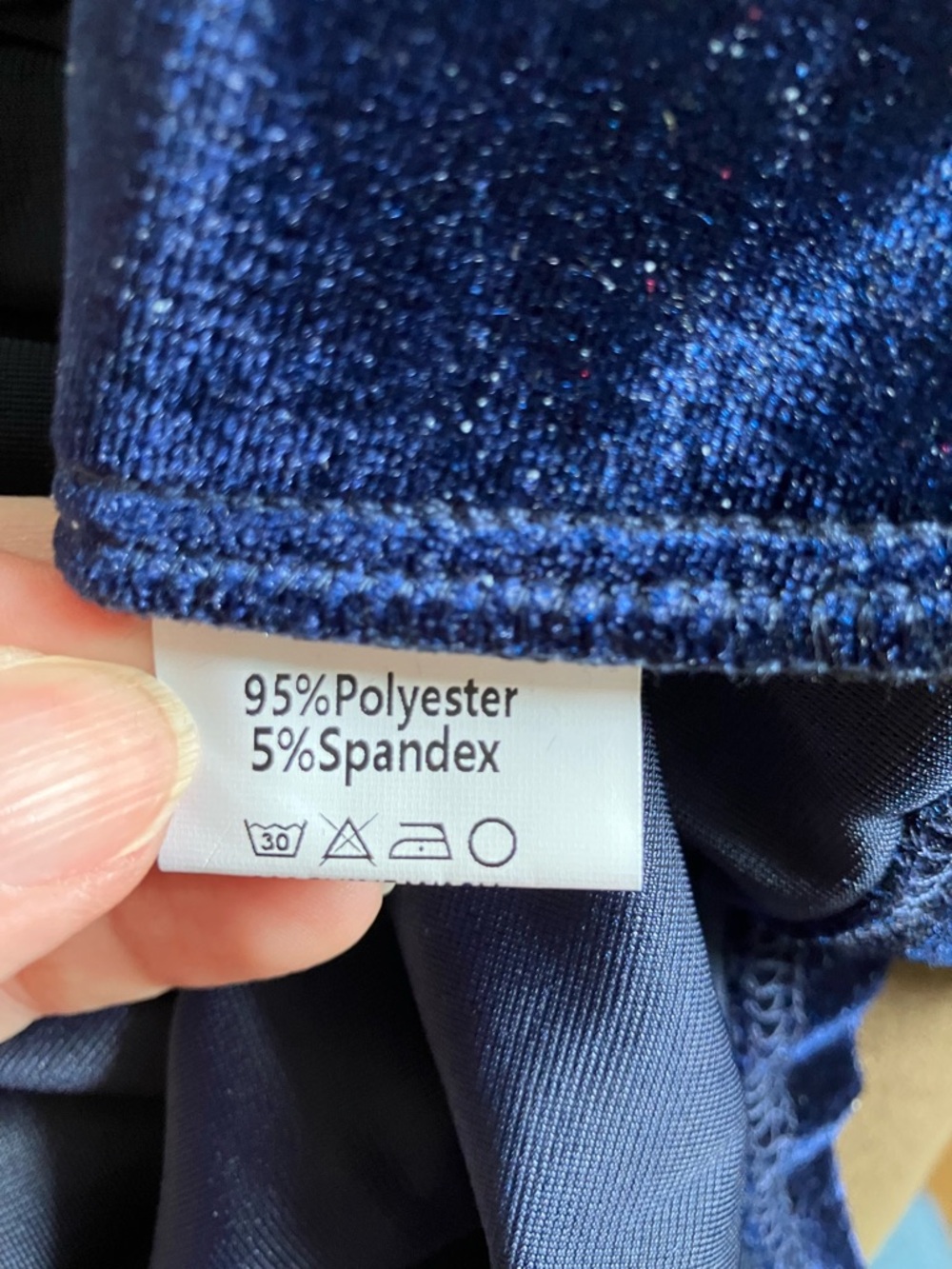 Velvet Cropped Bolero Shrug - Deep Navy - Picture 5 of 5